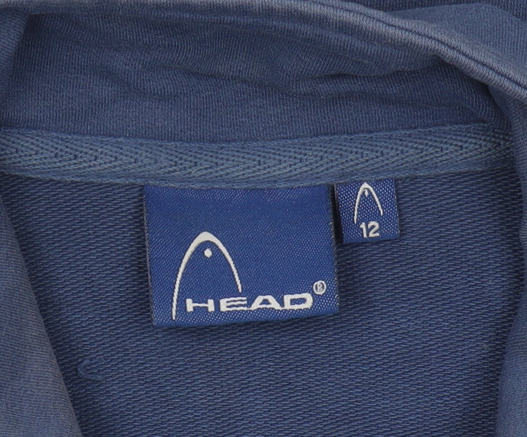 Head Women's Blue Full Zip Sweatshirt Size 12