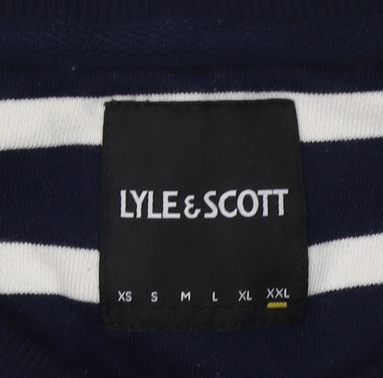Lyle & Scott Men's Striped Pullover Sweatshirt Size L