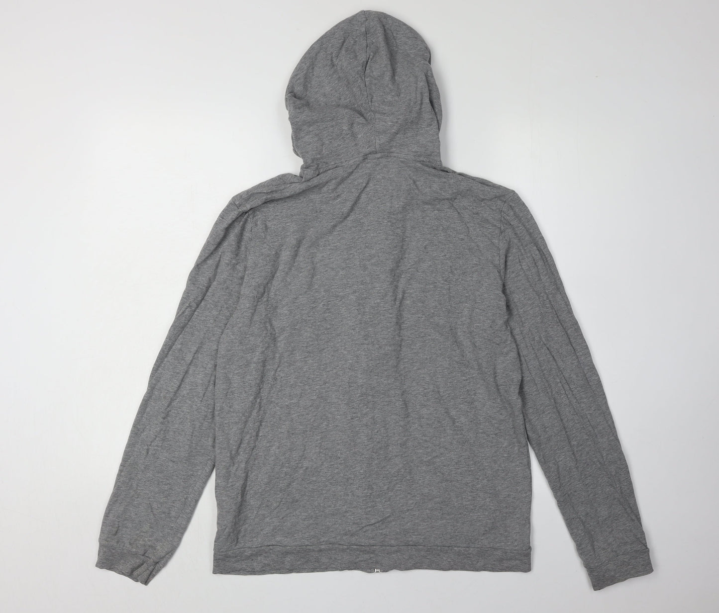 BOSS Men's Grey Full Zip Hoodie M