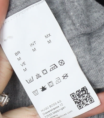 BOSS Men's Grey Full Zip Hoodie M