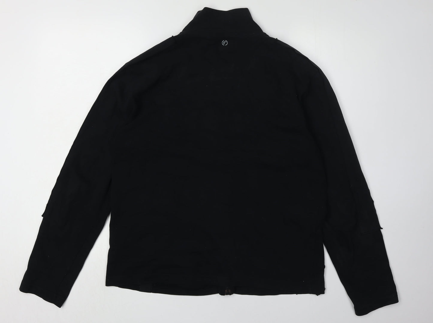 Firetrap Unisex Adults Black Zip Sweatshirt M