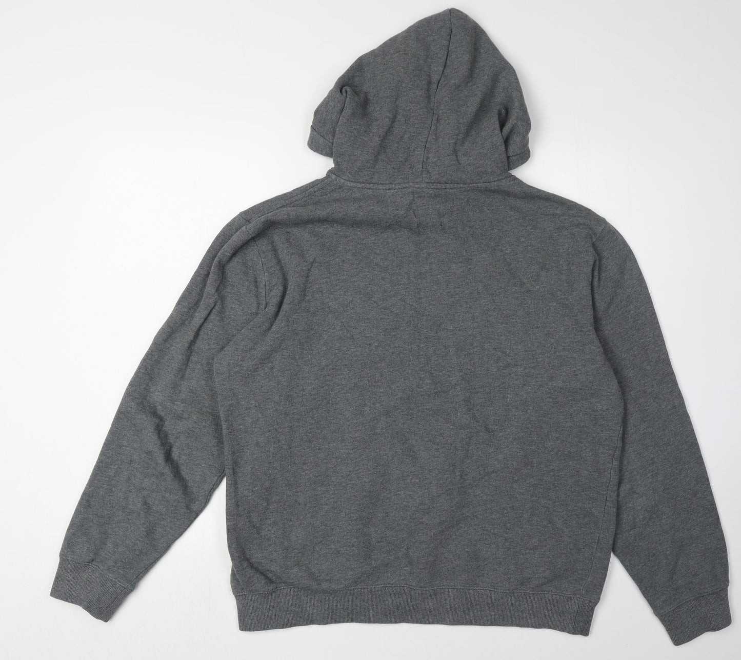 Quiksilver Grey Unisex Pullover Hoodie L