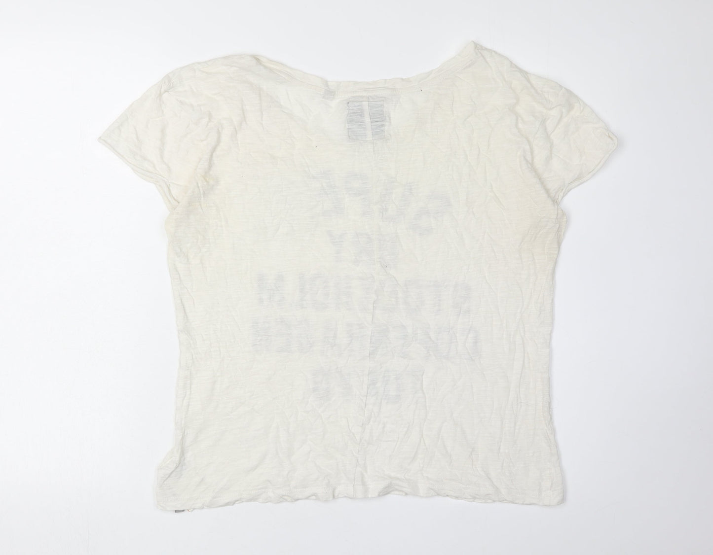 Superdry Women's White City T-Shirt Size M