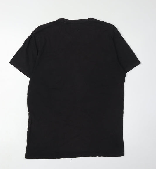 Levi's Men's Black M Cotton Crew Neck T-Shirt