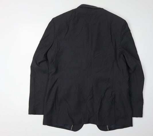 Marks and Spencer Men's Grey Wool Blazer Size 44R