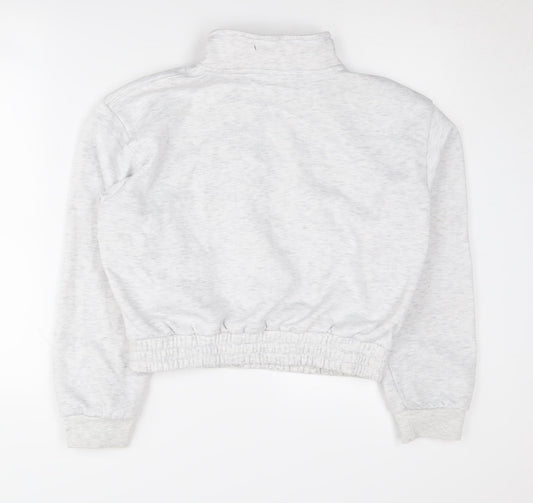 Womens UK 14 Regular Slazenger Grey Pullover Sweatshirt