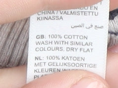 Fat Face Women's Beige Animal Print Pullover Jumper Size 8