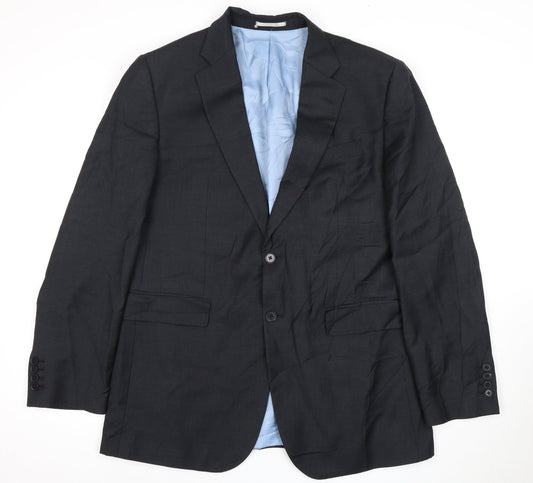 Charles Tyrwhitt Men’s Grey Wool Blazer 42L