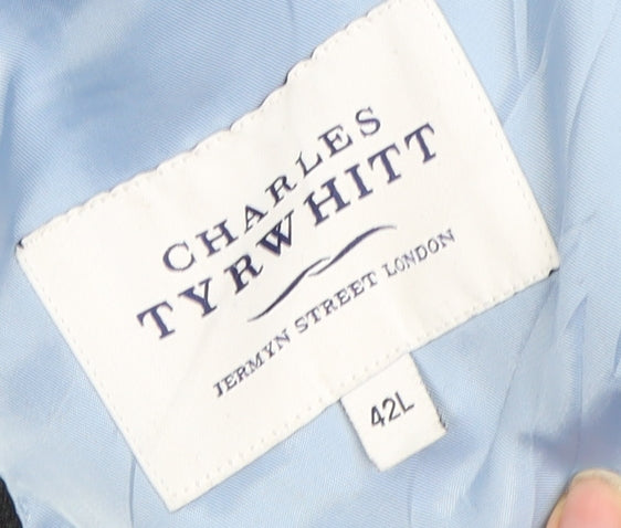 Charles Tyrwhitt Men’s Grey Wool Blazer 42L