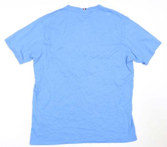 QUEBRAMAR Men’s Blue Graphic T-Shirt L