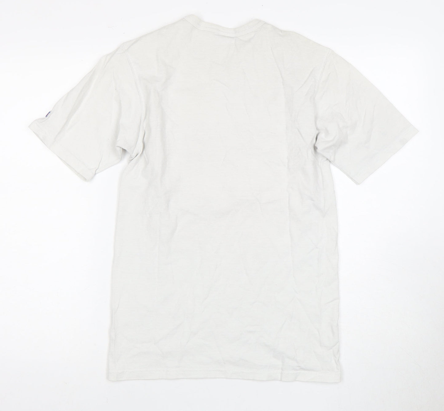 Champion Men's Small White Graphic Print T-Shirt