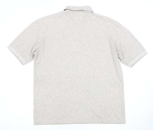 Lee Cooper Men's Beige Polo Shirt XL