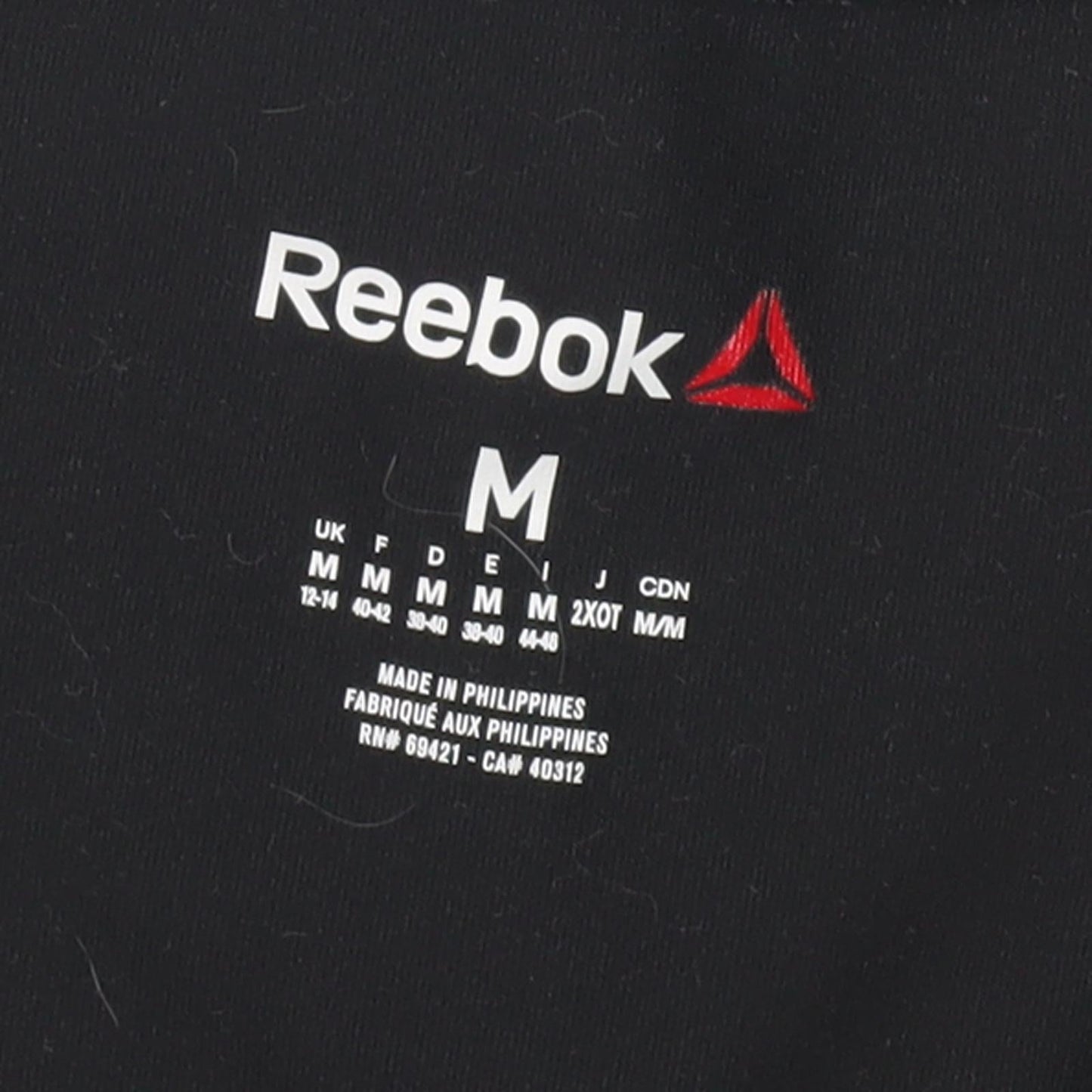 Reebok Women's Black Athletic T-Shirt, M, Breathable