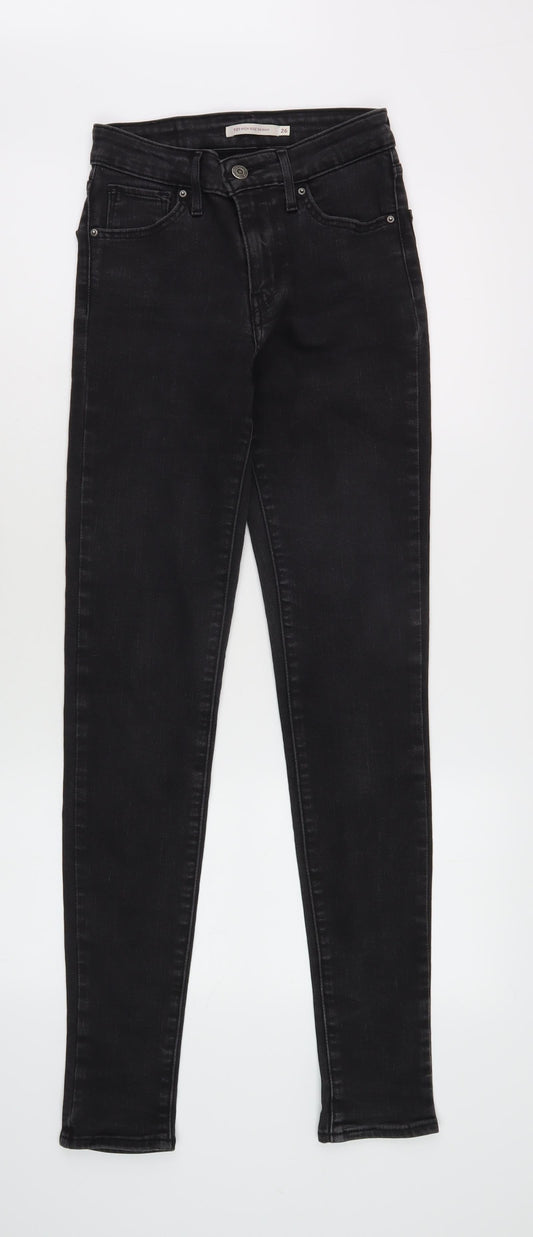 Levi's Women's Black Skinny High Rise Jeans M