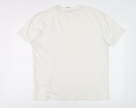 Champion Men's White T-Shirt L Regular Fit