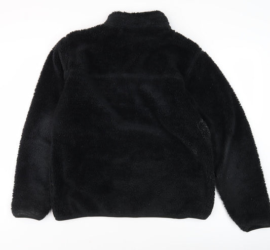Mountain Warehouse Black Fleece Zip Sweatshirt L