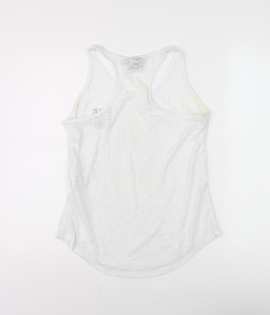Everlast Women's White Tank Top, M, Racerback