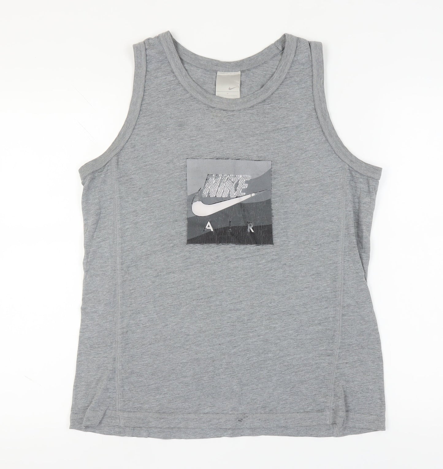 Nike Men's Grey Tank Top M - Gym & Running Activewear