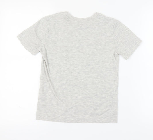 Reebok Boys Grey T-Shirt, 9-10 Years, Basic Crew Neck