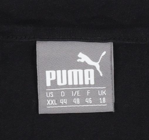Puma Unisex Black Tank Top Size 18 Activewear