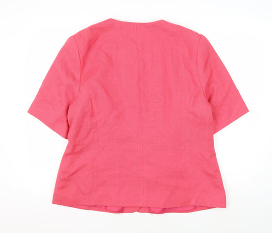 Paul Berman Women's Pink Blazer, Size 18, Regular Fit