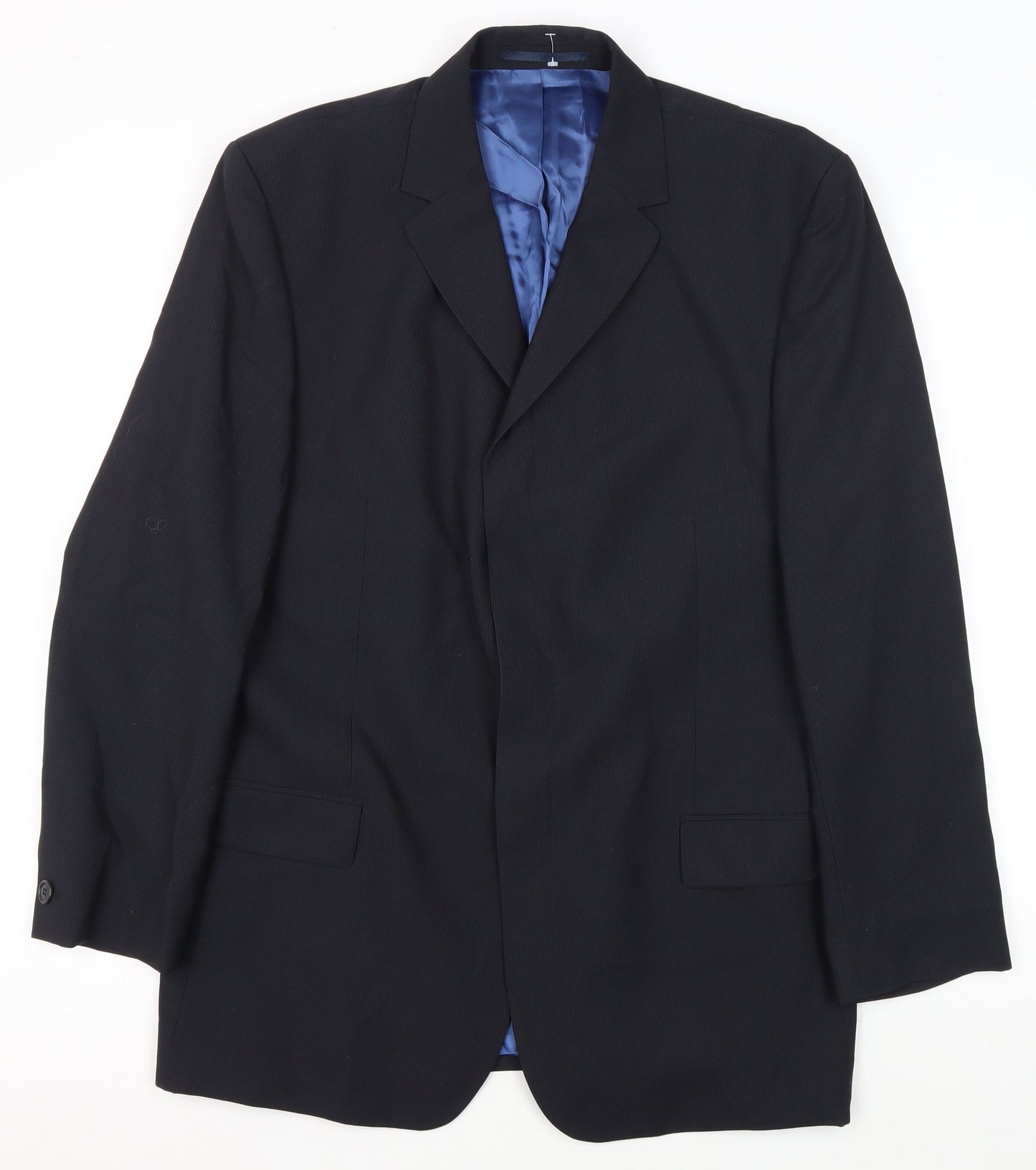 Daniel Hechter Men's Blue Blazer, 44R Chest, Wool Blend