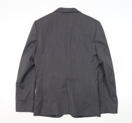 Marks and Spencer Men's Grey Slim Suit Jacket 36R