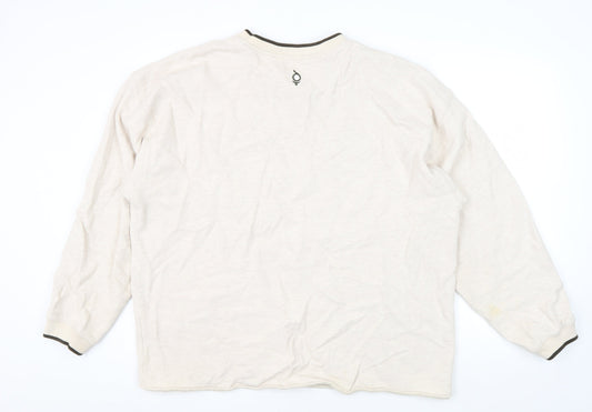 E. Magrath Men's Beige XL Pullover Sweatshirt