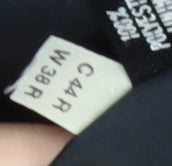 Fellini Men's Black Double-Breasted Suit Jacket 44R