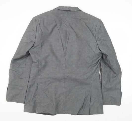 Occasions Men's Grey Blazer, Size 40 Regular Fit