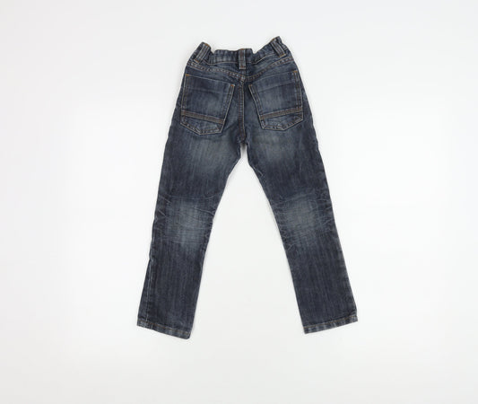 Next Girls Blue Jeans, 4 Years, Regular Denim, Casual Style
