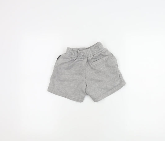 Bench Boys Grey Sweat Shorts, Size 6, Casual Summer Wear