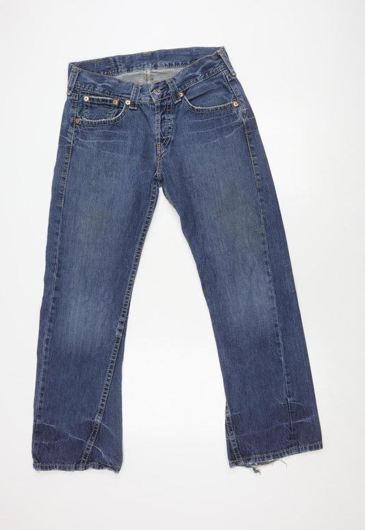 Levi Strauss Blue Straight Jeans - UK 4, Classic Fit