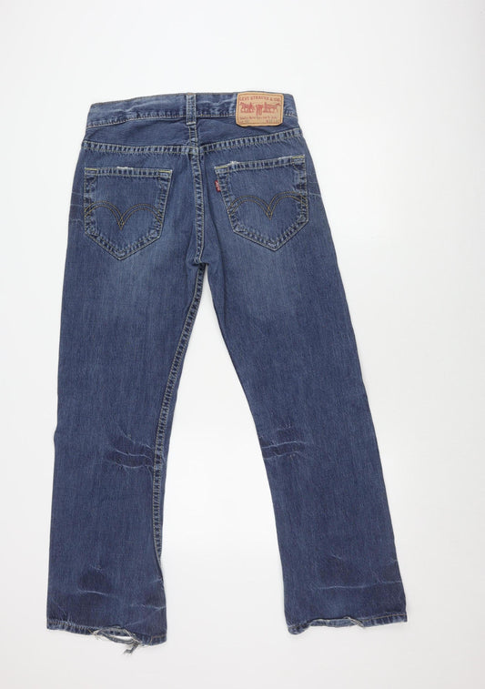 Levi Strauss Blue Straight Jeans - UK 4, Classic Fit