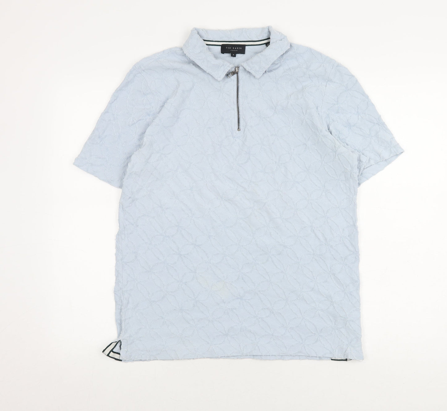 Ted Baker Women’s Blue Cotton Polo Shirt - M