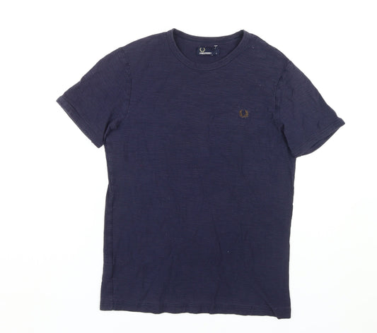 Fred Perry Men's Blue S Crew Neck T-Shirt