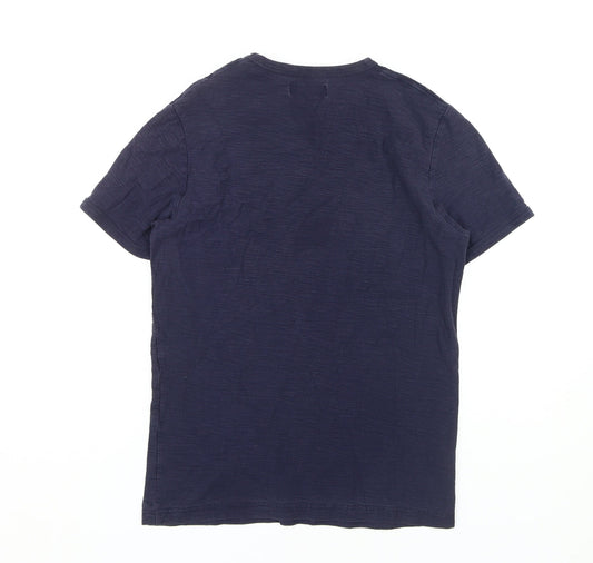 Fred Perry Men's Blue S Crew Neck T-Shirt