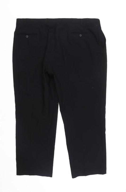 Skopes Men's Classic Fit Black Dress Pants Size 44