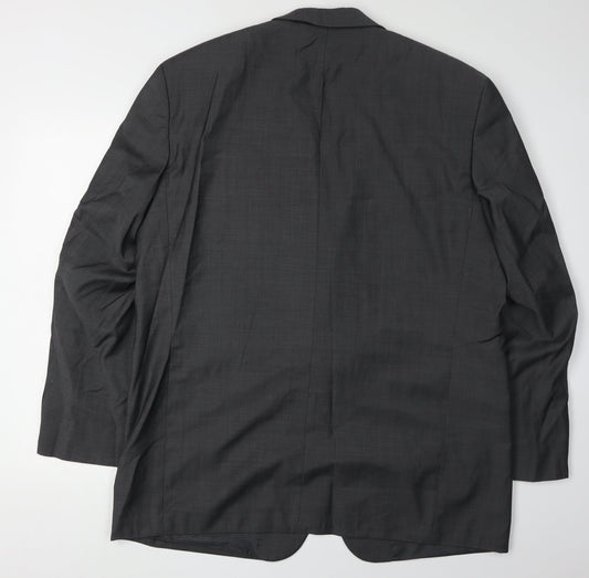 Cerruti Men’s Grey Wool Blazer, Size 44, Formal Wear