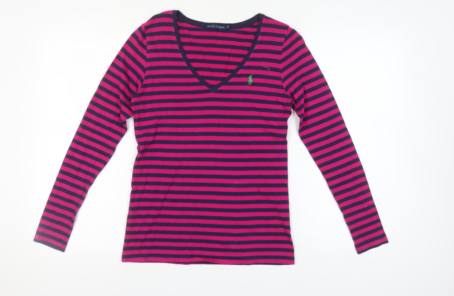 Ralph Lauren Women's Multicoloured Striped T-Shirt