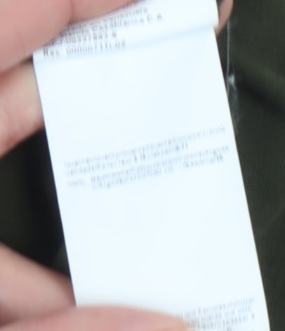 BOSS Men's Green Long Sleeve Crew Neck T-Shirt - L