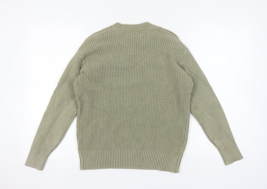 Marks and Spencer Men's Green S Pullover Jumper