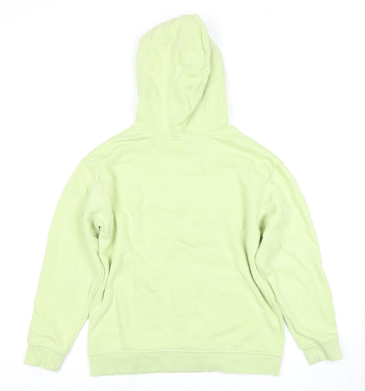 H&M Boys Green Pullover Hoodie 9-10 Years, Hooded