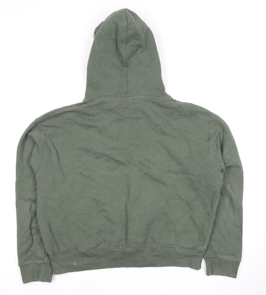 FCUK Green Unisex Pullover Hoodie M