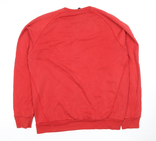 Adidas Men's Red Sweatshirt XL Pullover