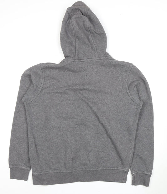 Nike Men's Grey Pullover Hoodie Size L