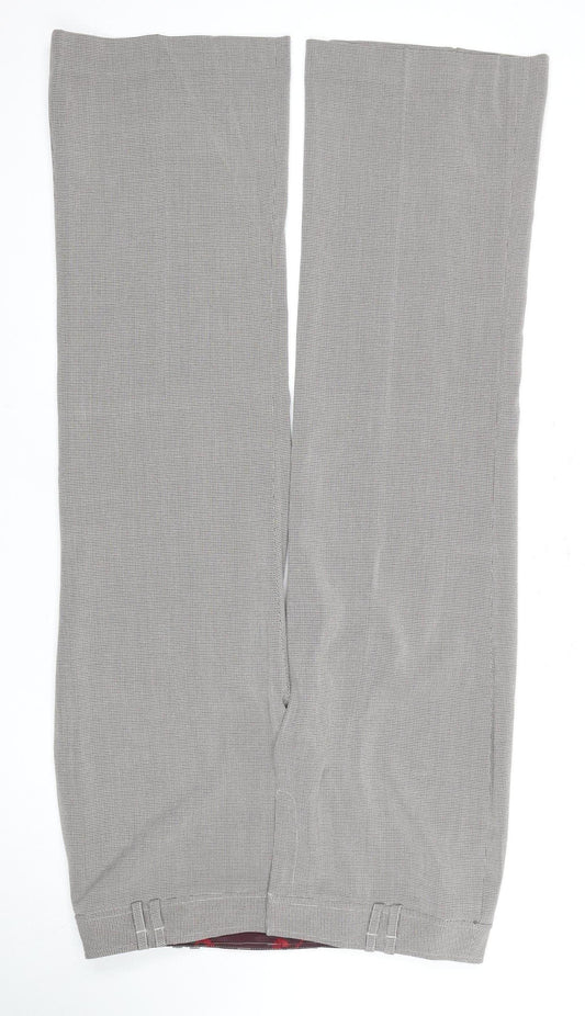Next Women's Multicoloured Check Trousers Size 16