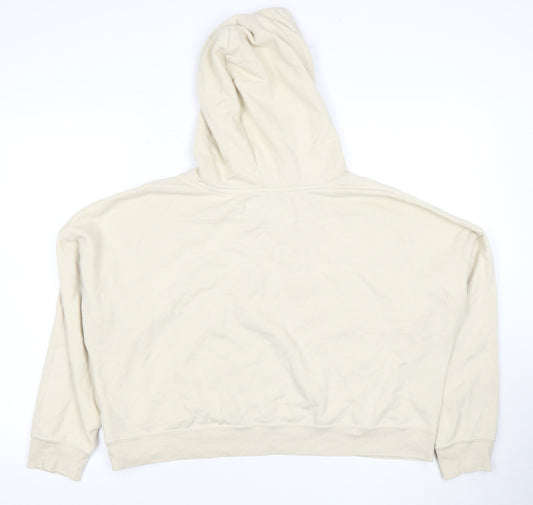 Calvin Klein Women's Beige Pullover Hoodie Size L