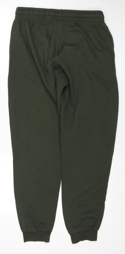 H&M Men's Green Sweatpants S Regular Fit