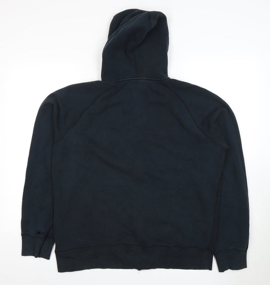 Nike Men's Black Full Zip Hoodie, Size L